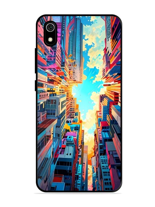 Skyward City Glossy Soft Edge Case for Xiaomi Redmi 7A Chachhi