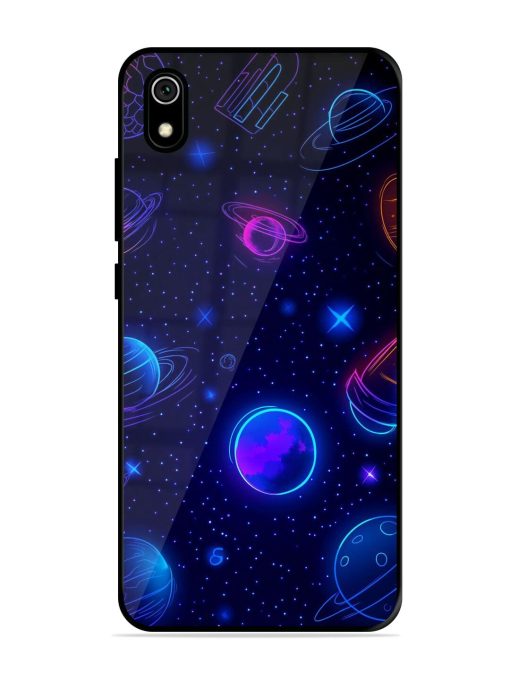 Neon Cosmos Glossy Soft Edge Case for Xiaomi Redmi 7A Chachhi