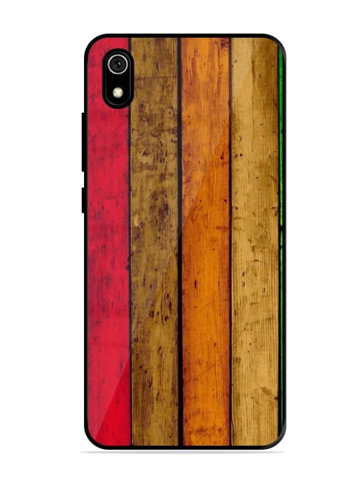 Colorful Woodgrain Glossy Soft Edge Case for Xiaomi Redmi 7A Chachhi