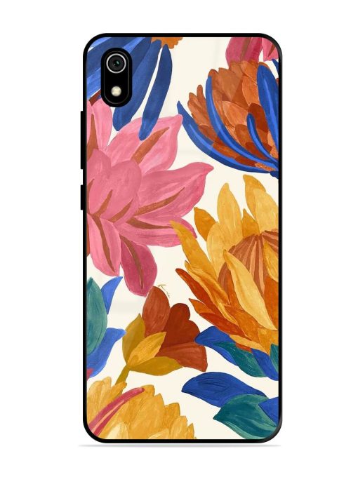 Blooming Tapestry Glossy Soft Edge Case for Xiaomi Redmi 7A Chachhi