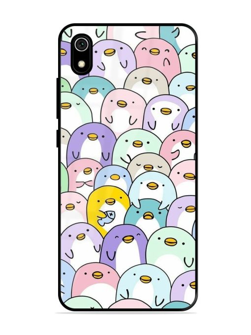 Penguin Party Glossy Soft Edge Case for Xiaomi Redmi 7A Chachhi