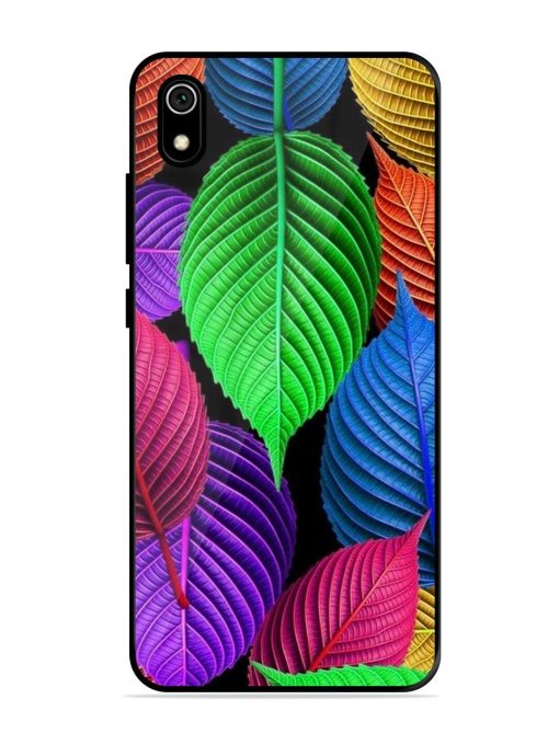 Rainbow Leaf Symphony Glossy Soft Edge Case for Xiaomi Redmi 7A Chachhi