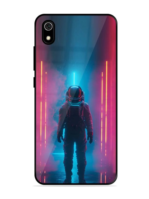 Neon Astronaut Glossy Soft Edge Case for Xiaomi Redmi 7A Chachhi