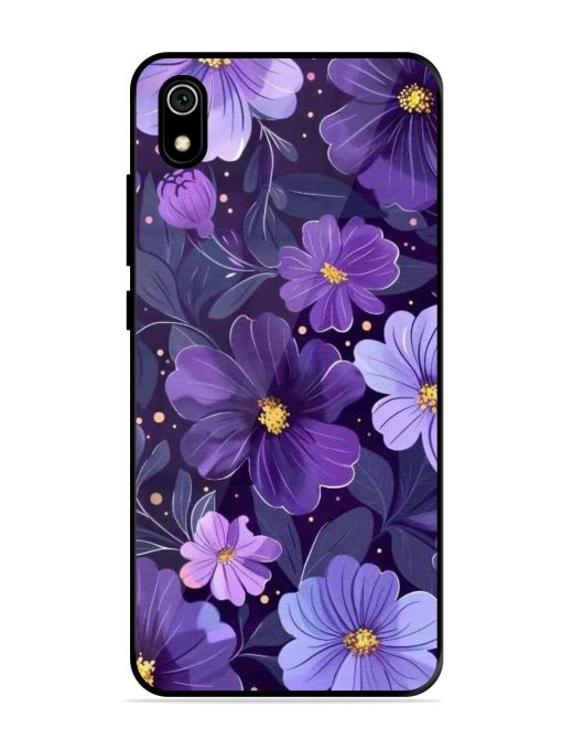 Purple Paradise Glossy Soft Edge Case for Xiaomi Redmi 7A Chachhi