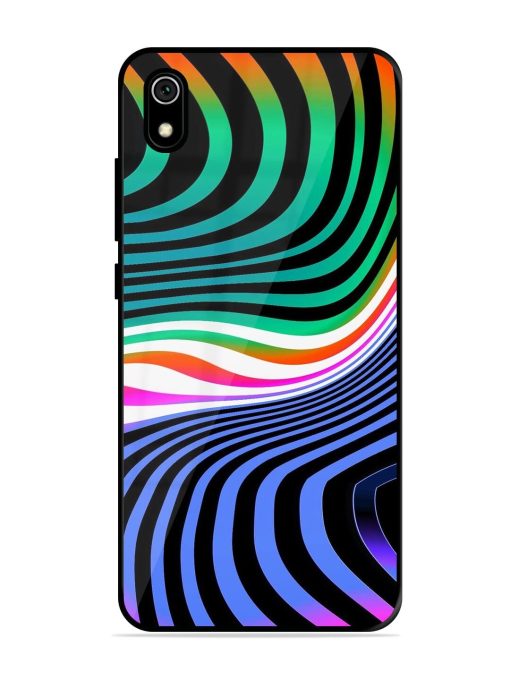 Psychedelic Waves Glossy Soft Edge Case for Xiaomi Redmi 7A Chachhi