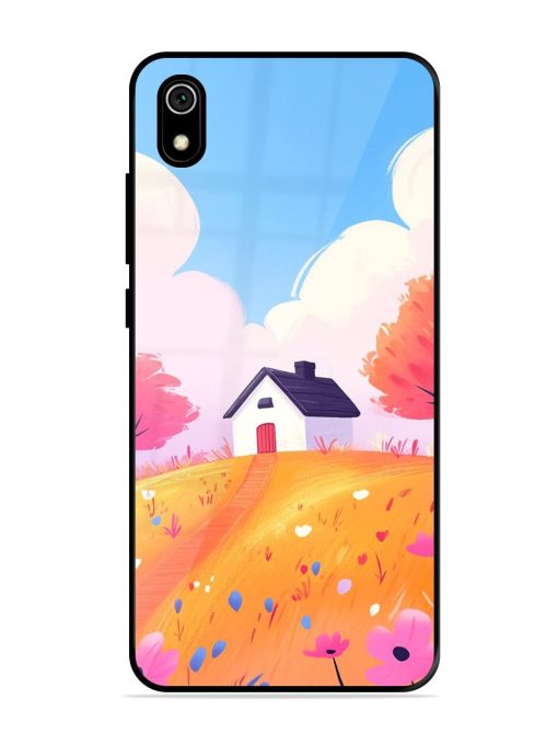 Hilltop Haven Glossy Soft Edge Case for Xiaomi Redmi 7A Chachhi