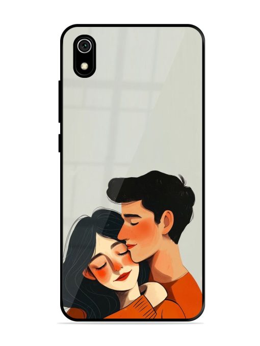 Craft Couples Glossy Soft Edge Case for Xiaomi Redmi 7A Chachhi