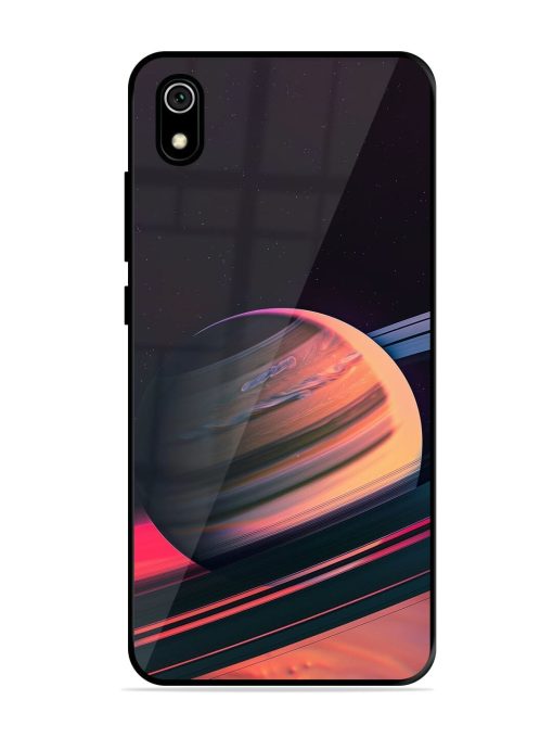 Neon Saturn Glossy Soft Edge Case for Xiaomi Redmi 7A Chachhi