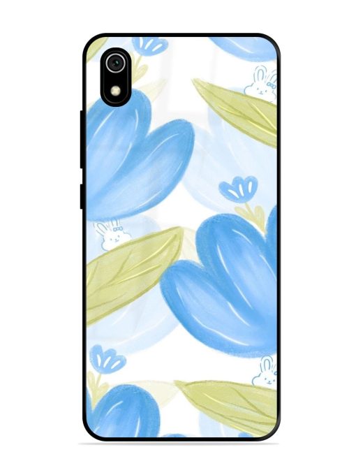 Bunny'S Blue Garden Glossy Soft Edge Case for Xiaomi Redmi 7A Chachhi