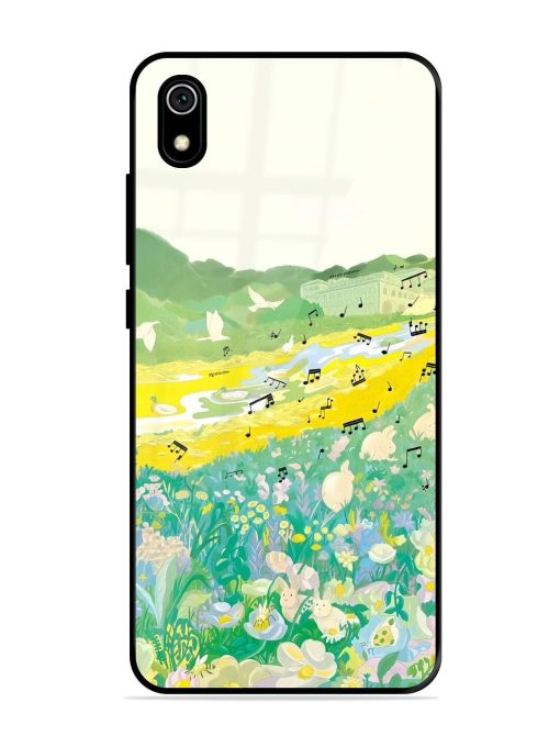 Melody In Bloom Glossy Soft Edge Case for Xiaomi Redmi 7A Chachhi