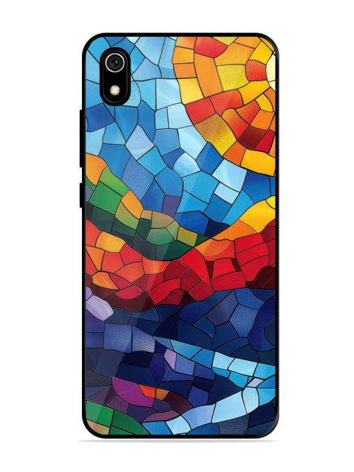 Mosaic Sunset Glossy Soft Edge Case for Xiaomi Redmi 7A Chachhi