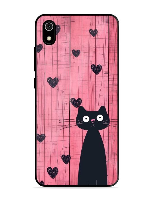 Feline Valentine'S Day Glossy Soft Edge Case for Xiaomi Redmi 7A Chachhi