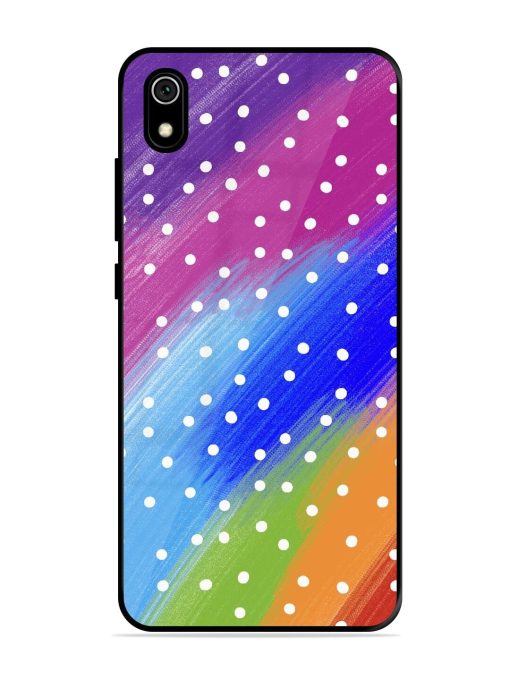 Rainbow Polka Dot Dream Glossy Soft Edge Case for Xiaomi Redmi 7A Chachhi