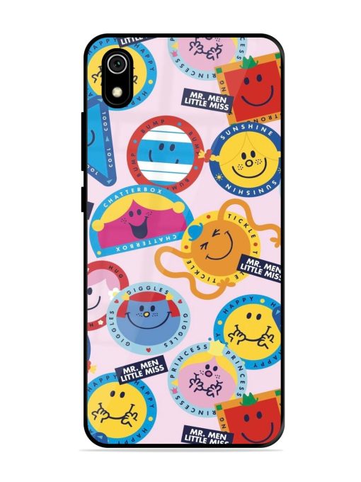 Whimsical Mr. Men & Little Miss Glossy Soft Edge Case for Xiaomi Redmi 7A Chachhi