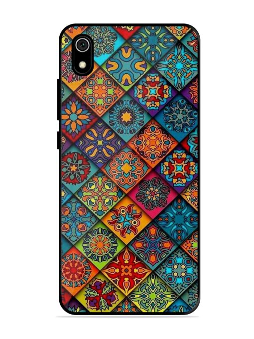 Patchwork Mandala Mosaic Glossy Soft Edge Case for Xiaomi Redmi 7A Chachhi