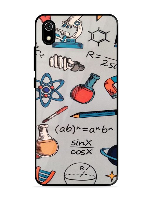 Science Doodle Delight Glossy Soft Edge Case for Xiaomi Redmi 7A