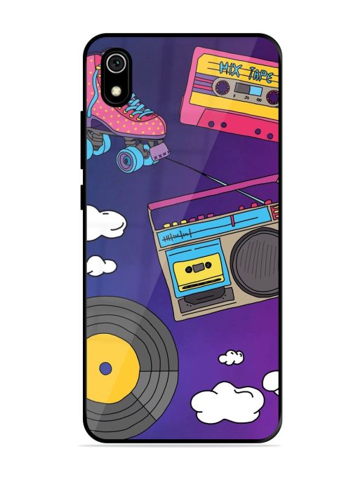 Retro Vibes Glossy Soft Edge Case for Xiaomi Redmi 7A Chachhi