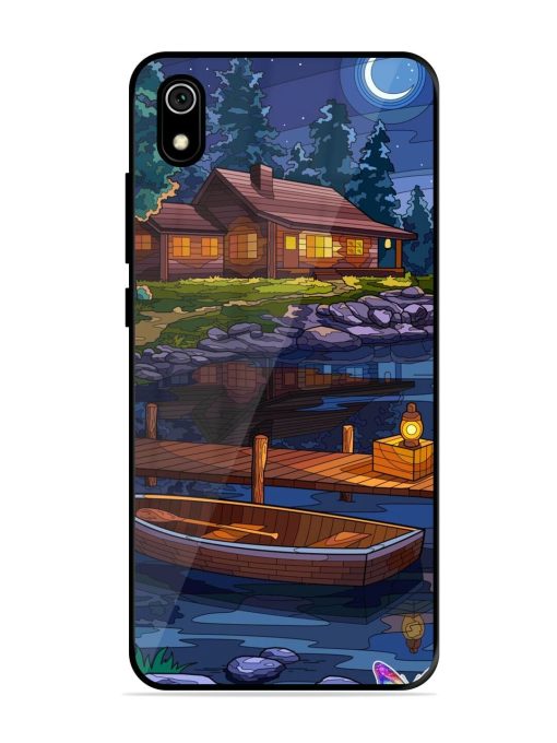 Moonlit Serenity Glossy Soft Edge Case for Xiaomi Redmi 7A Chachhi