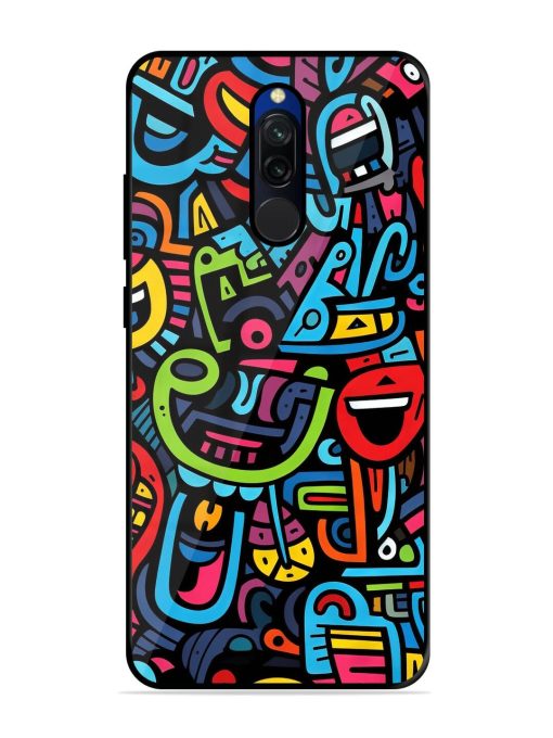 Doodlephoria Glossy Soft Edge Case for Xiaomi Redmi 8