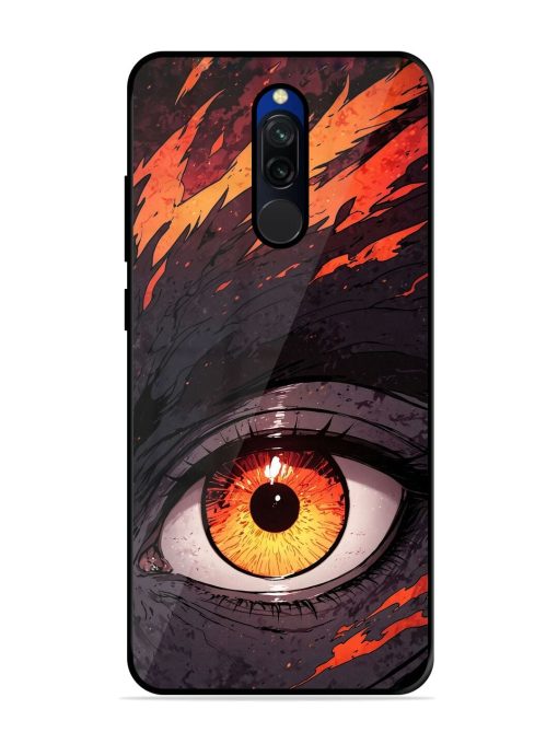 Inferno Gaze Glossy Soft Edge Case for Xiaomi Redmi 8