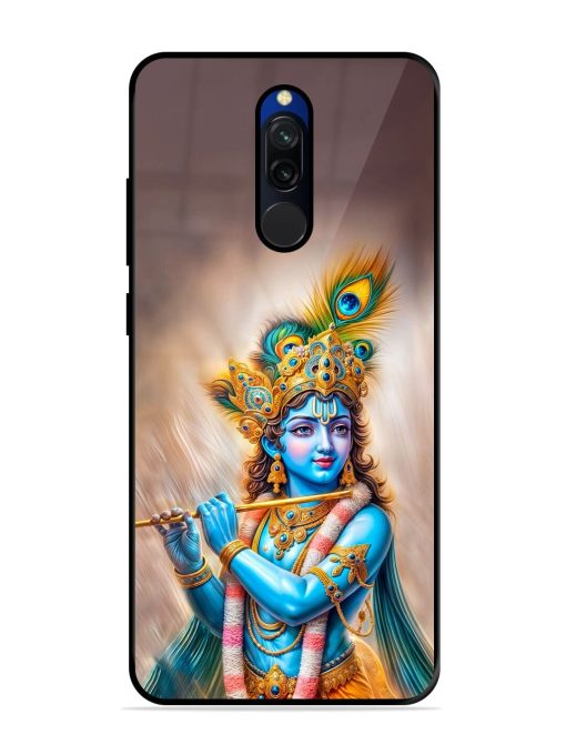 Divine Krishna Glossy Soft Edge Case for Xiaomi Redmi 8