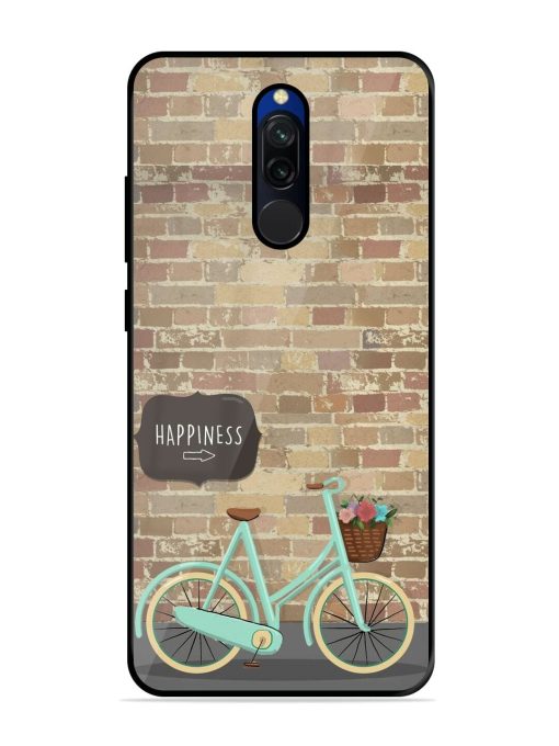 Pedaling Towards Happiness Glossy Soft Edge Case for Xiaomi Redmi 8