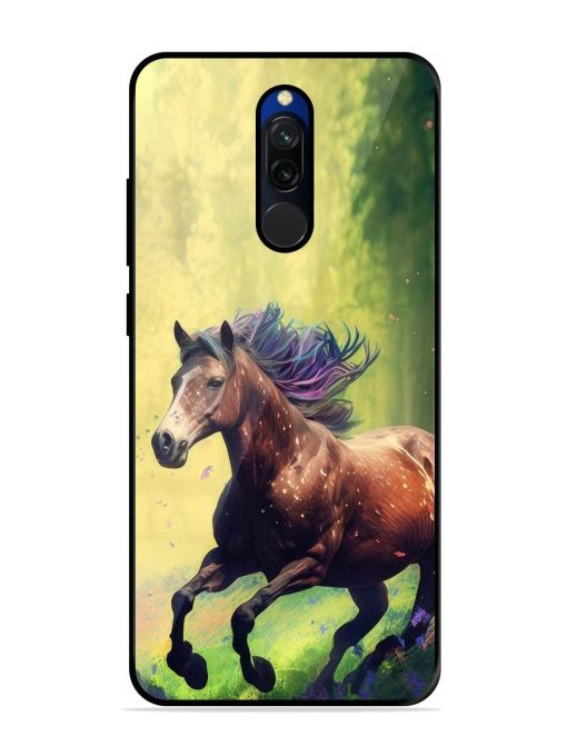 Enchanted Gallop Glossy Soft Edge Case for Xiaomi Redmi 8