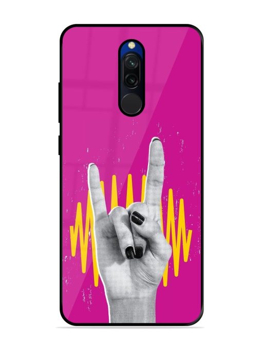 Rock Hand Glossy Soft Edge Case for Xiaomi Redmi 8