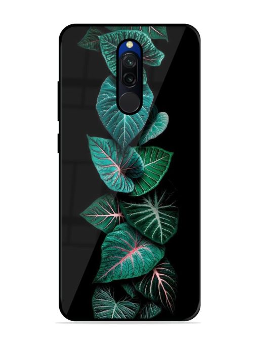 Emerald Elegance Glossy Soft Edge Case for Xiaomi Redmi 8