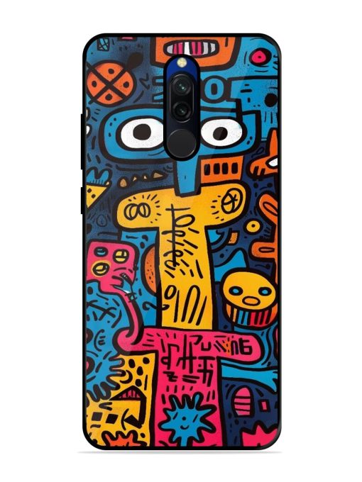 Doodletopia Glossy Soft Edge Case for Xiaomi Redmi 8