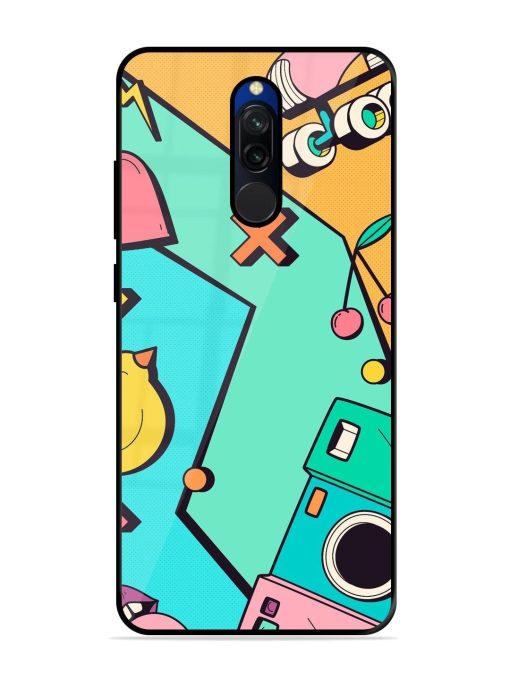 Retro Remix Glossy Soft Edge Case for Xiaomi Redmi 8