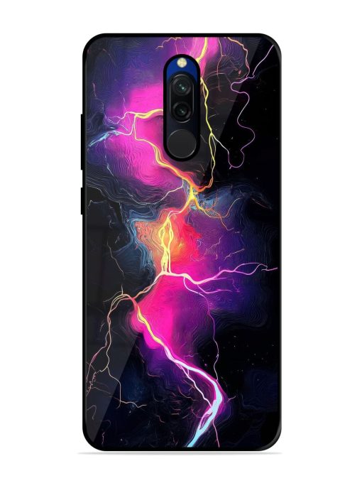 Electric Dreams Glossy Soft Edge Case for Xiaomi Redmi 8