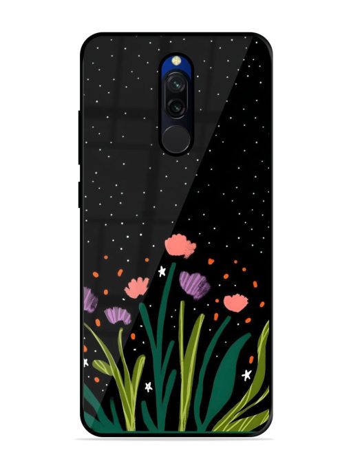 Midnight Bloom Glossy Soft Edge Case for Xiaomi Redmi 8