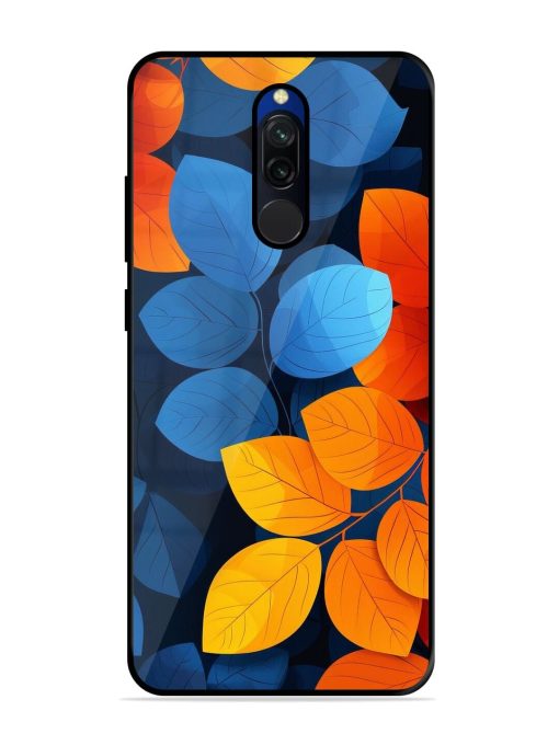 Autumn'S Contrast Glossy Soft Edge Case for Xiaomi Redmi 8