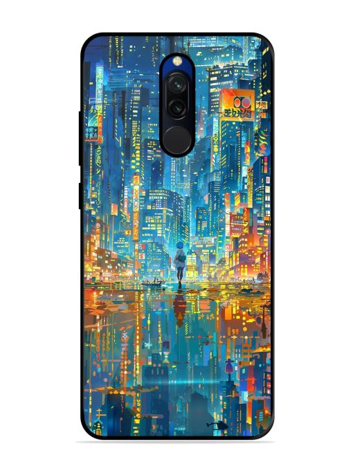 Neon Metropolis Glossy Soft Edge Case for Xiaomi Redmi 8