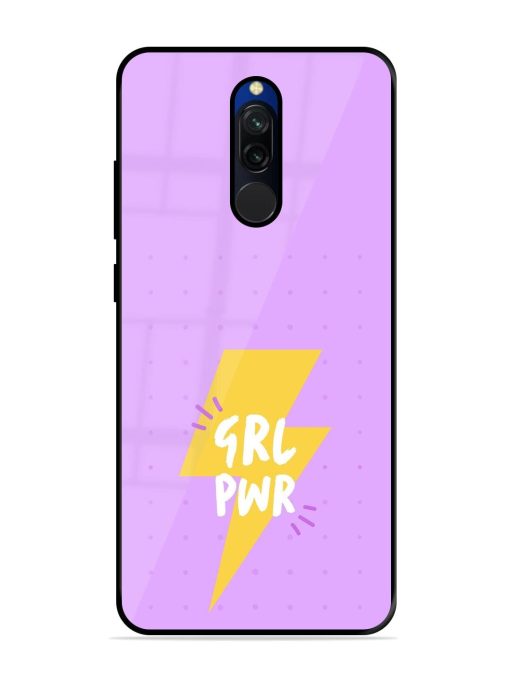 Girl Power Spark Glossy Soft Edge Case for Xiaomi Redmi 8