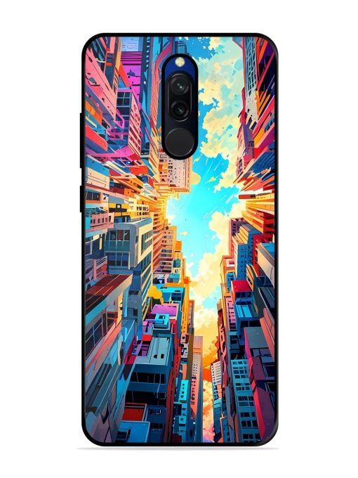 Skyward City Glossy Soft Edge Case for Xiaomi Redmi 8