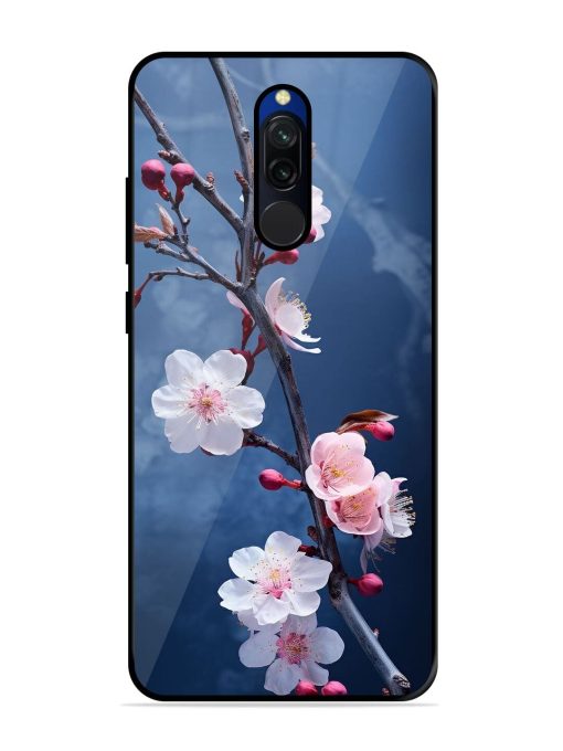 Delicate Blossoms Glossy Soft Edge Case for Xiaomi Redmi 8