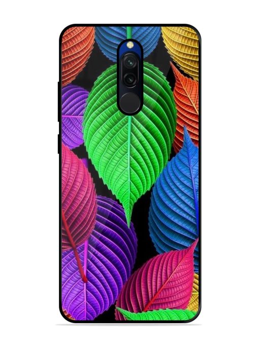 Rainbow Leaf Symphony Glossy Soft Edge Case for Xiaomi Redmi 8