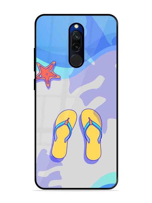 Sandy Toes And Salty Seas Glossy Soft Edge Case for Xiaomi Redmi 8