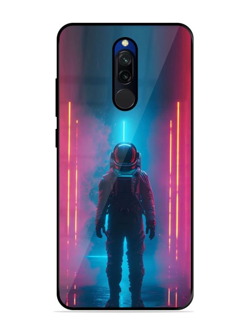 Neon Astronaut Glossy Soft Edge Case for Xiaomi Redmi 8