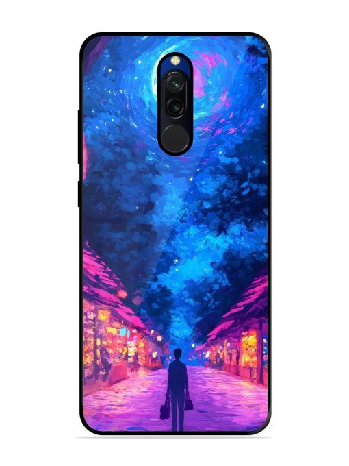 Neon Nightscape Glossy Soft Edge Case for Xiaomi Redmi 8