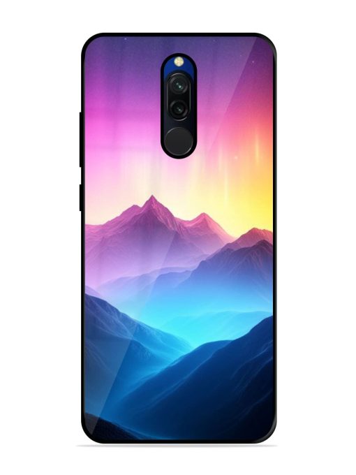 Cosmic Mountains Glossy Soft Edge Case for Xiaomi Redmi 8