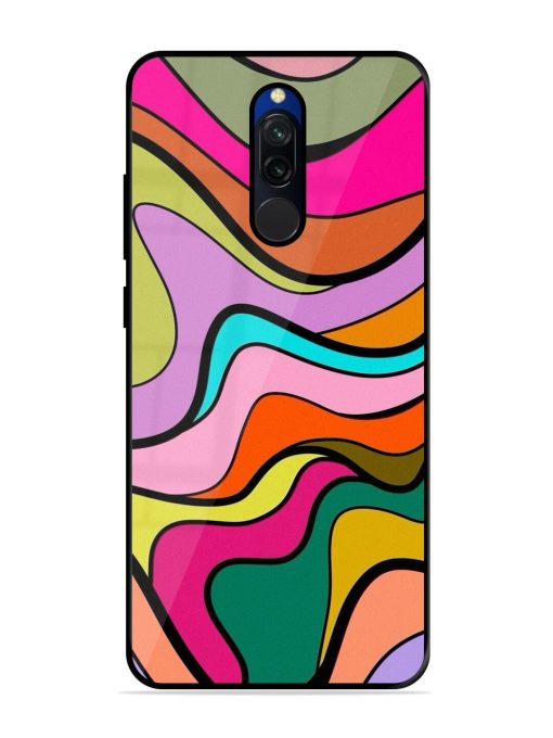 Wavy Wonder Glossy Soft Edge Case for Xiaomi Redmi 8