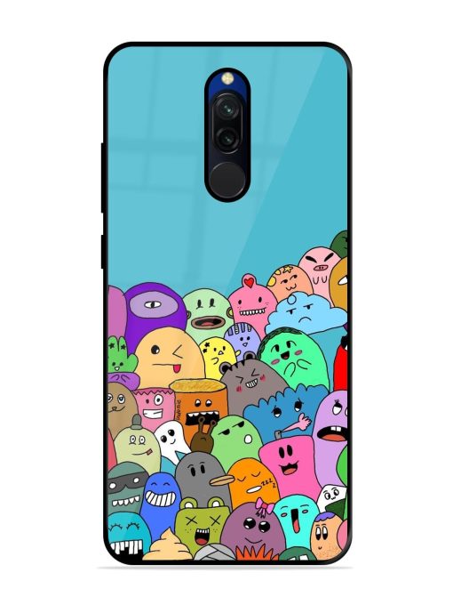 Monster Mash Glossy Soft Edge Case for Xiaomi Redmi 8