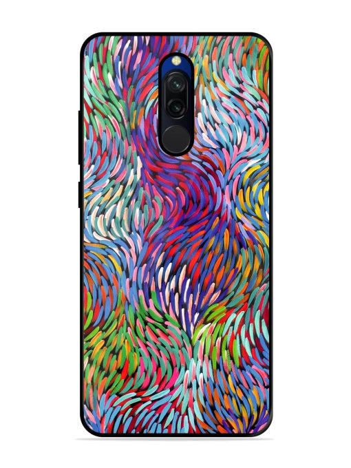 Vibrant Waves Glossy Soft Edge Case for Xiaomi Redmi 8