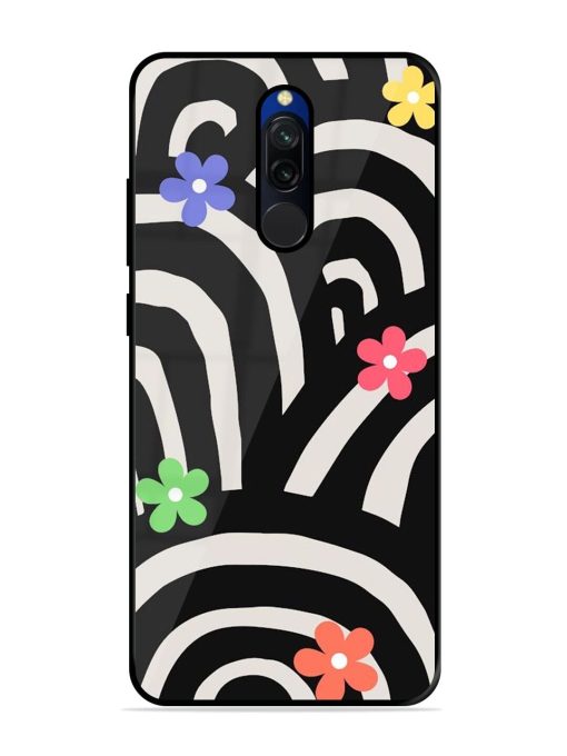 Rainbow Arcs Glossy Soft Edge Case for Xiaomi Redmi 8