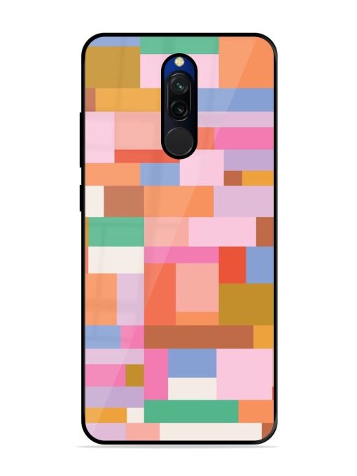 Colorful Chaos Glossy Soft Edge Case for Xiaomi Redmi 8