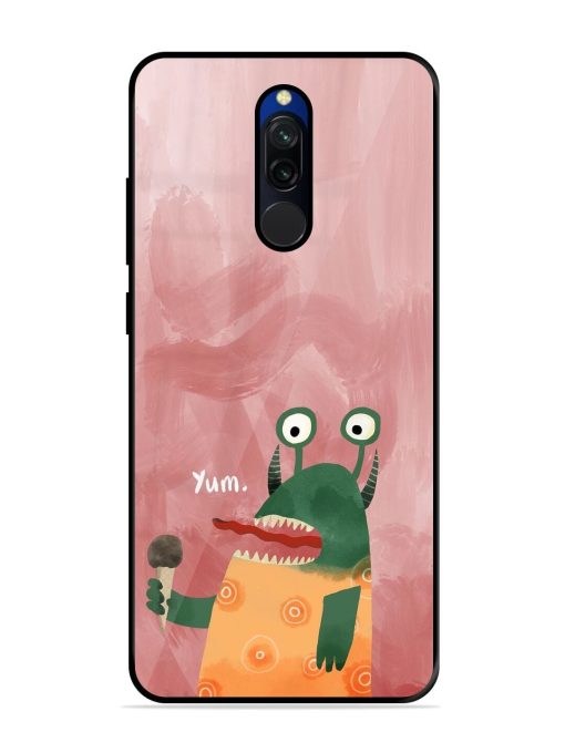 Hungry Monster Glossy Soft Edge Case for Xiaomi Redmi 8