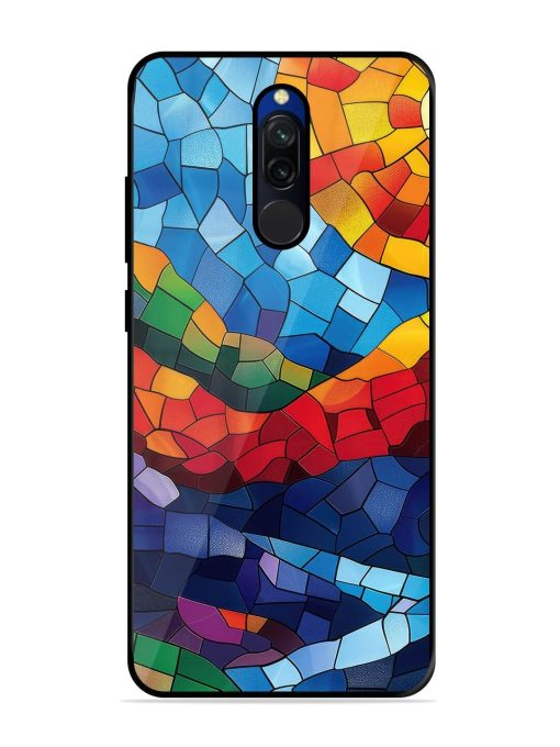 Mosaic Sunset Glossy Soft Edge Case for Xiaomi Redmi 8